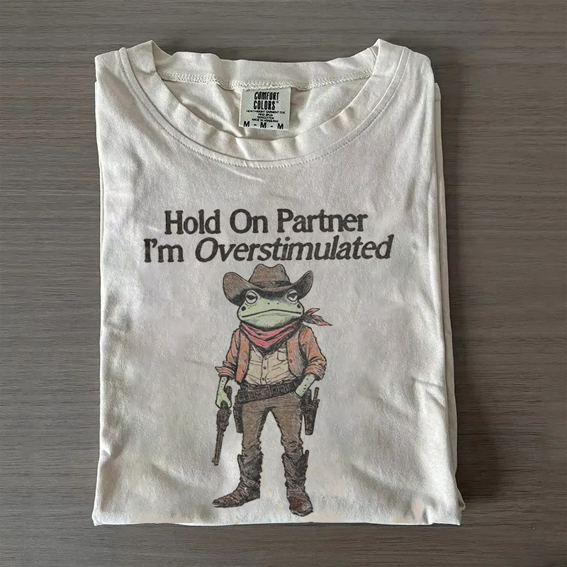 Vintage Western Cowboy Frog T-shirt