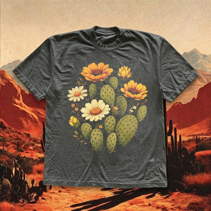 Vintage Cactus Flower T-shirt