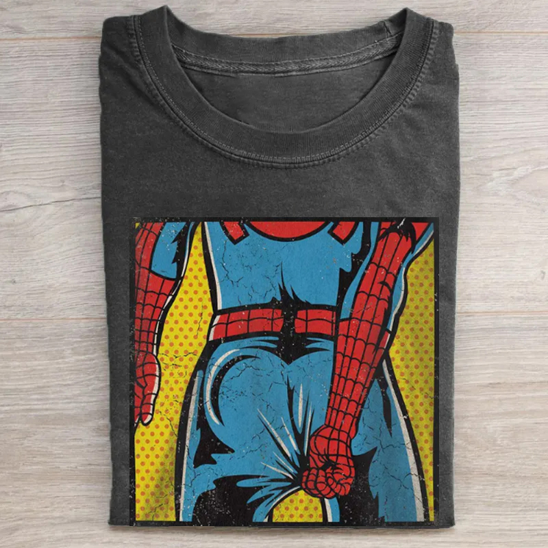 Vintage Comic Movie Graphic T-shirt