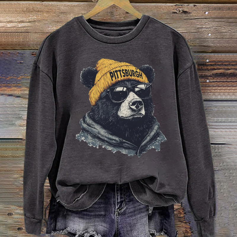 Pittsburgh Retro Football Sweatshirt