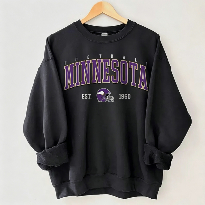 Minnesota Retro Football Sweatshirt