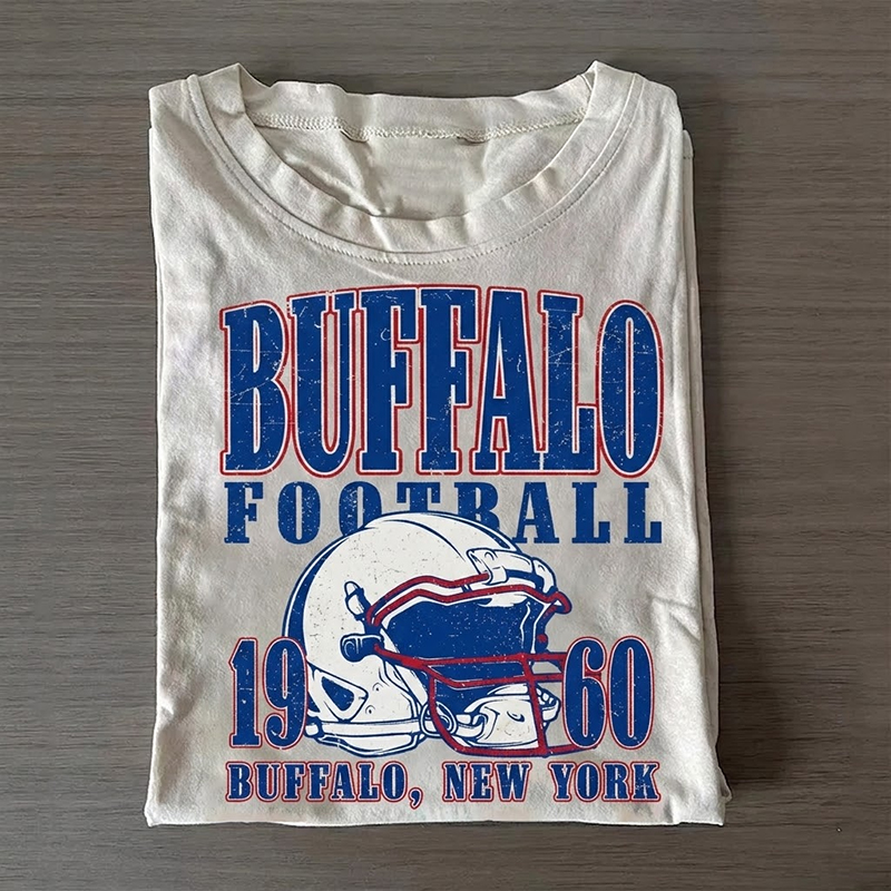 Buffalo Retro Football T-shirt