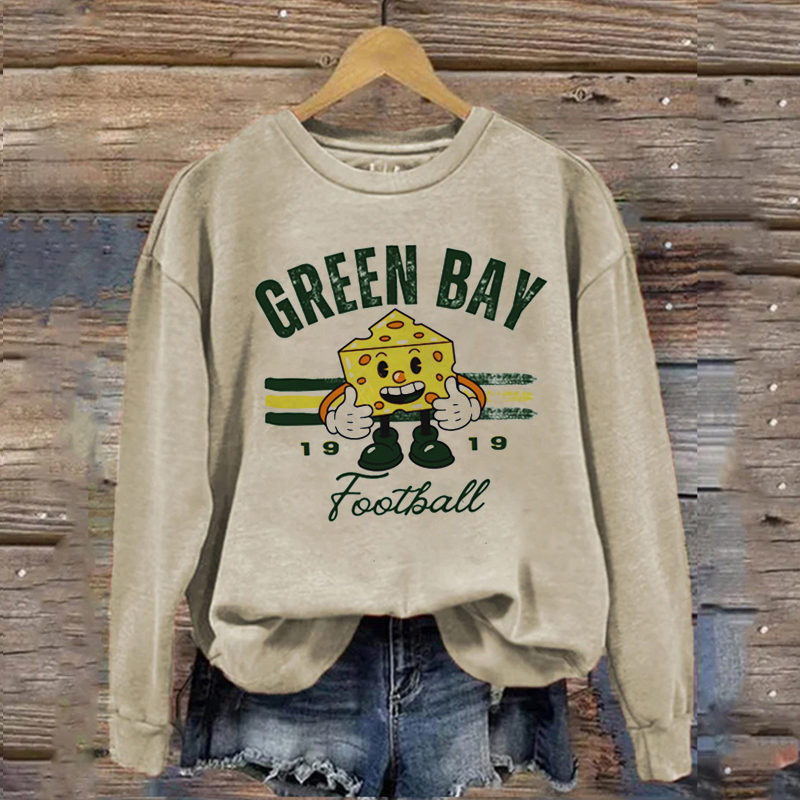 Green Bay Retro Football Sweatshirt