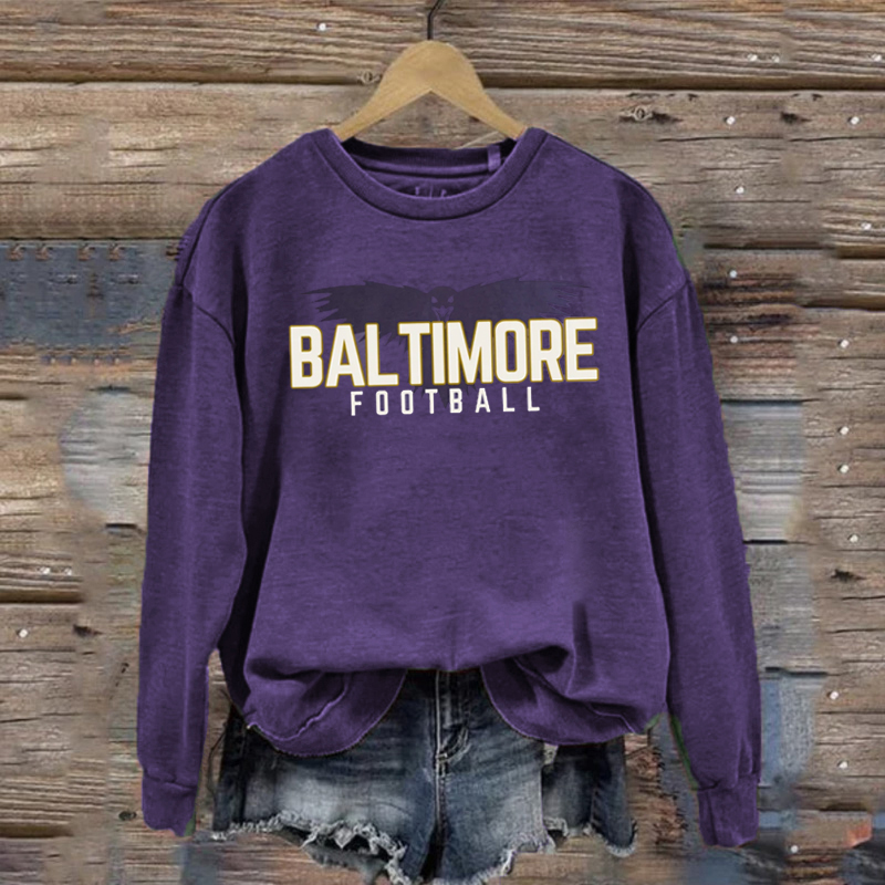 Baltimore Retro Football Sweatshirt