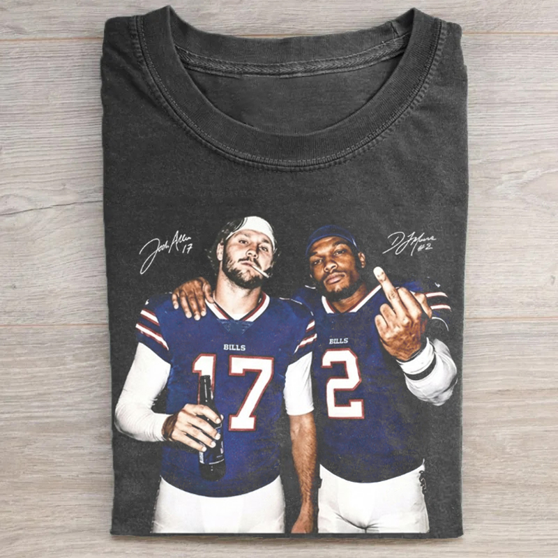 Buffalo Retro Football T-shirt