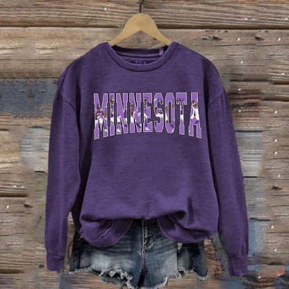 Minnesota Retro Football Sweatshirt