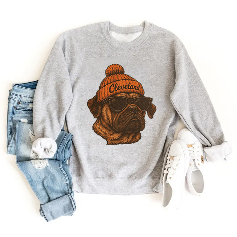 Cleveland Retro Football Sweatshirt