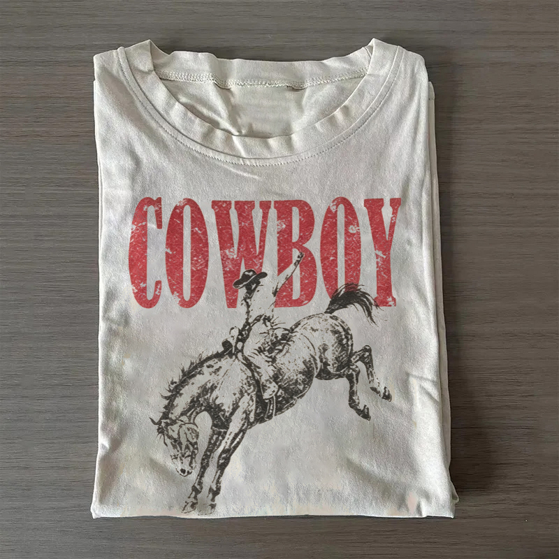 Cowboy Rodeo Bucking Horse T-shirt