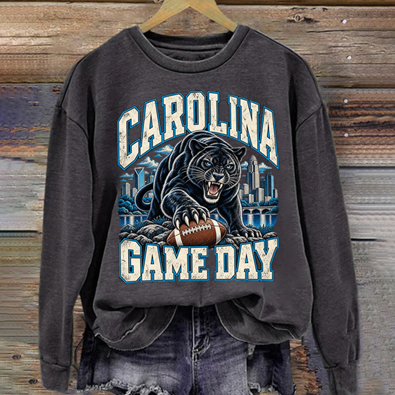 Carolina Retro Football Sweatshirt