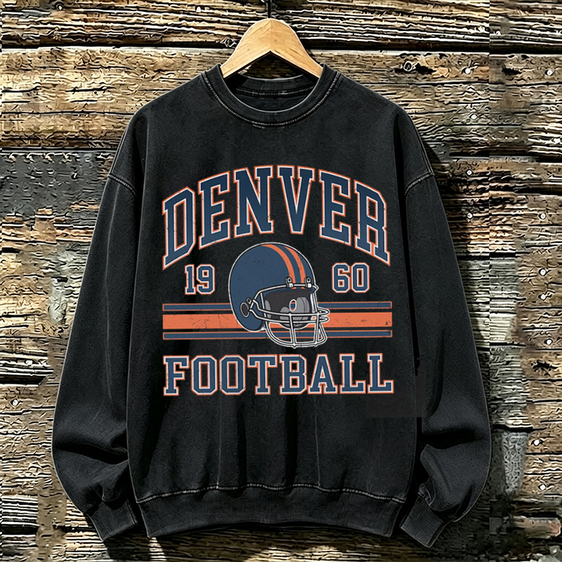 Denver Retro Football Sweatshirt
