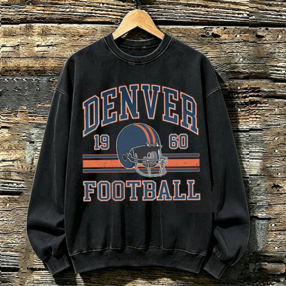 Denver Retro Football Sweatshirt