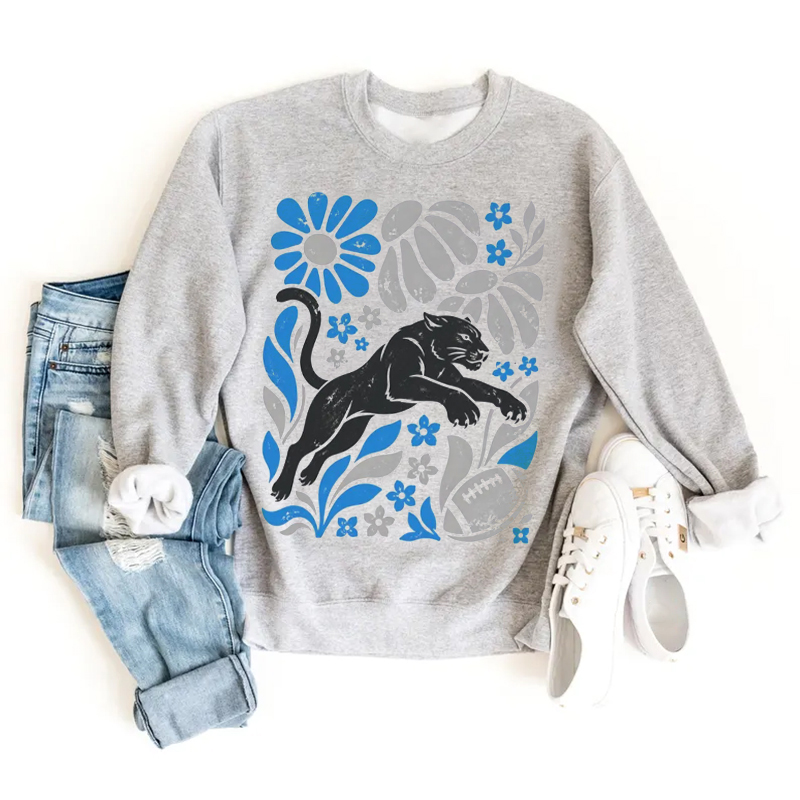 Carolina Retro Football Sweatshirt