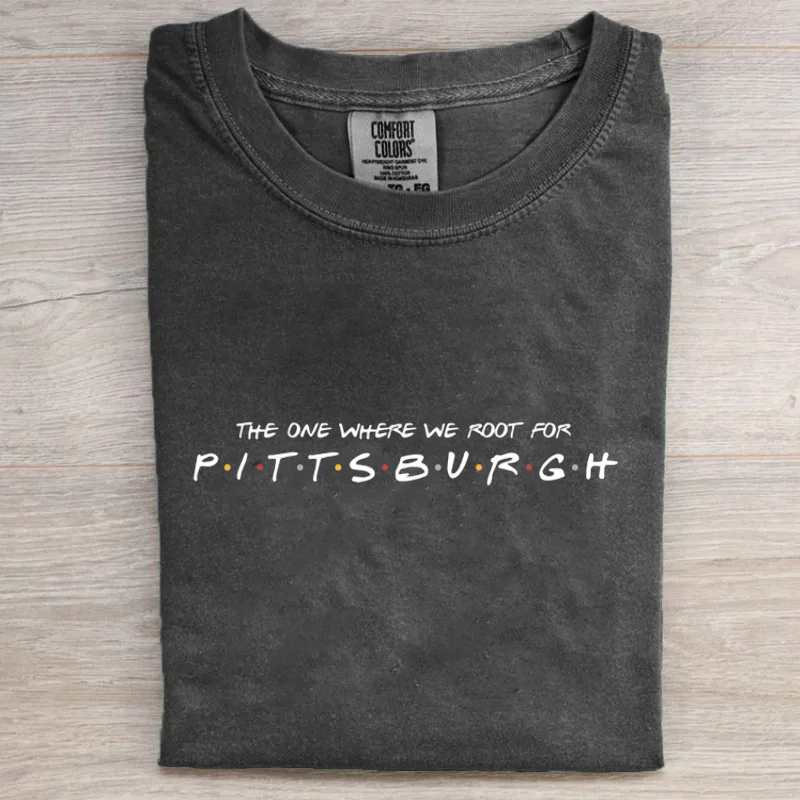 Pittsburgh Retro Football T-Shirt