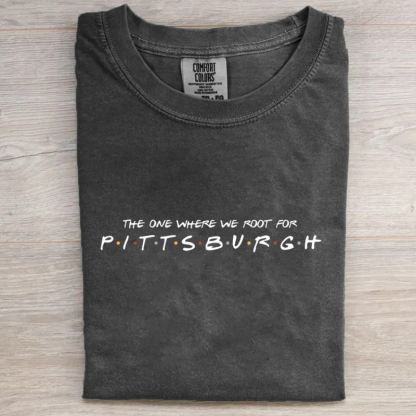 Pittsburgh Retro Football T-Shirt