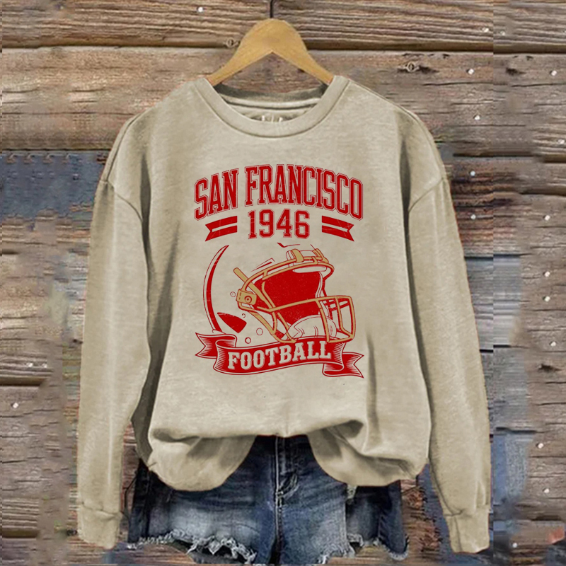 San Francisco Vintage Football Sweatshirt