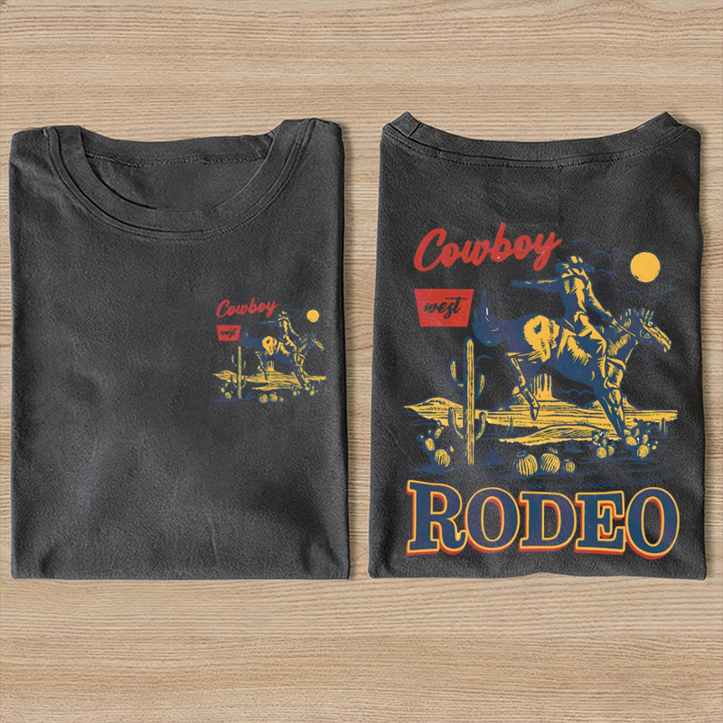 Western Cowboy Rodeo T-shirt