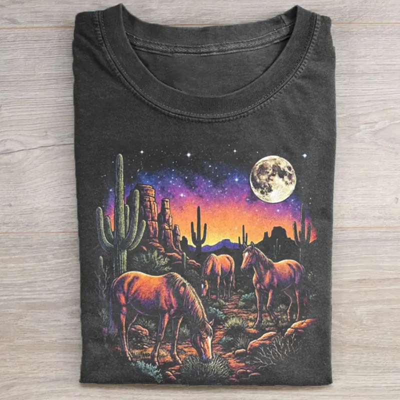 90s Western Country Wildlife T-shirt