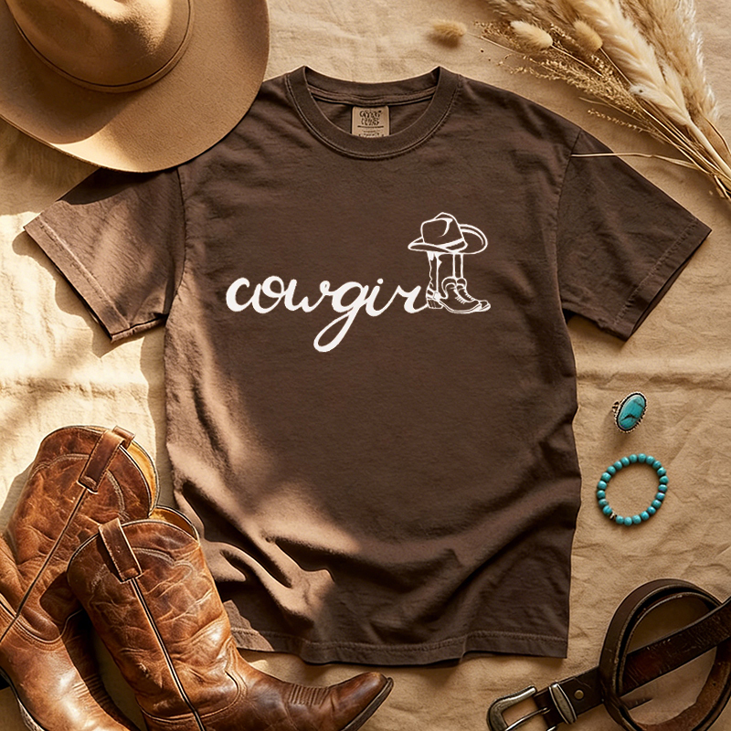 Western Style Cowgirl T-shirt