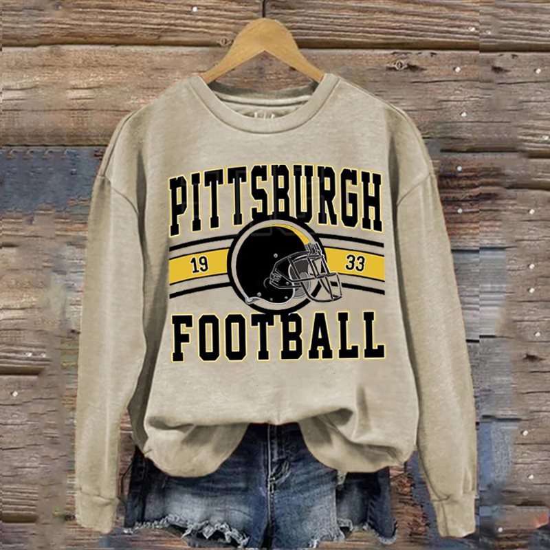 Pittsburgh Retro Football Sweatshirt