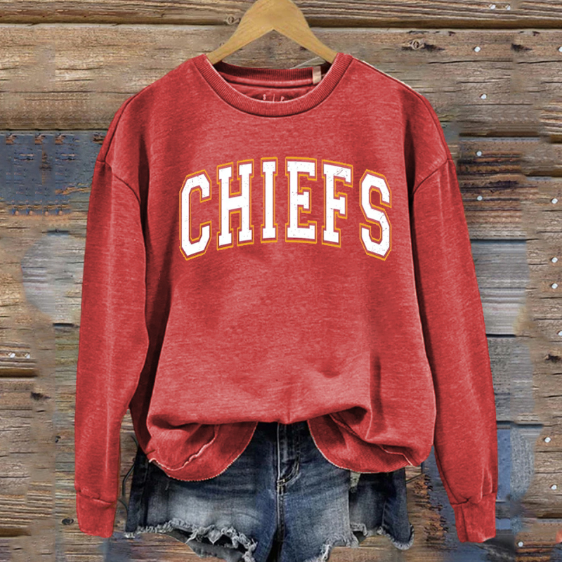 Kansas City Retro Football Sweatshirt