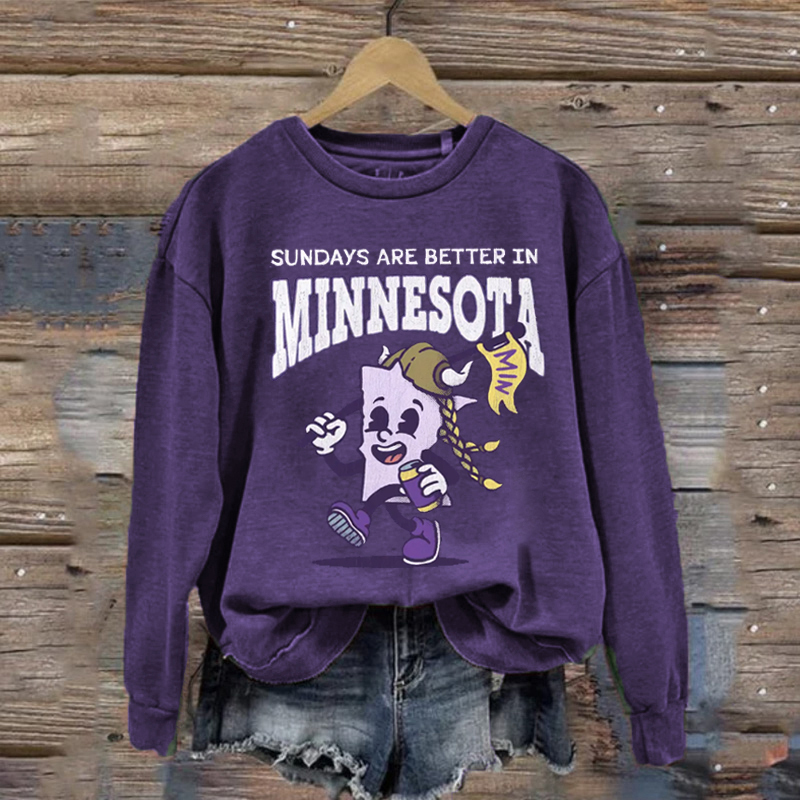 Minnesota Retro Football Sweatshirt