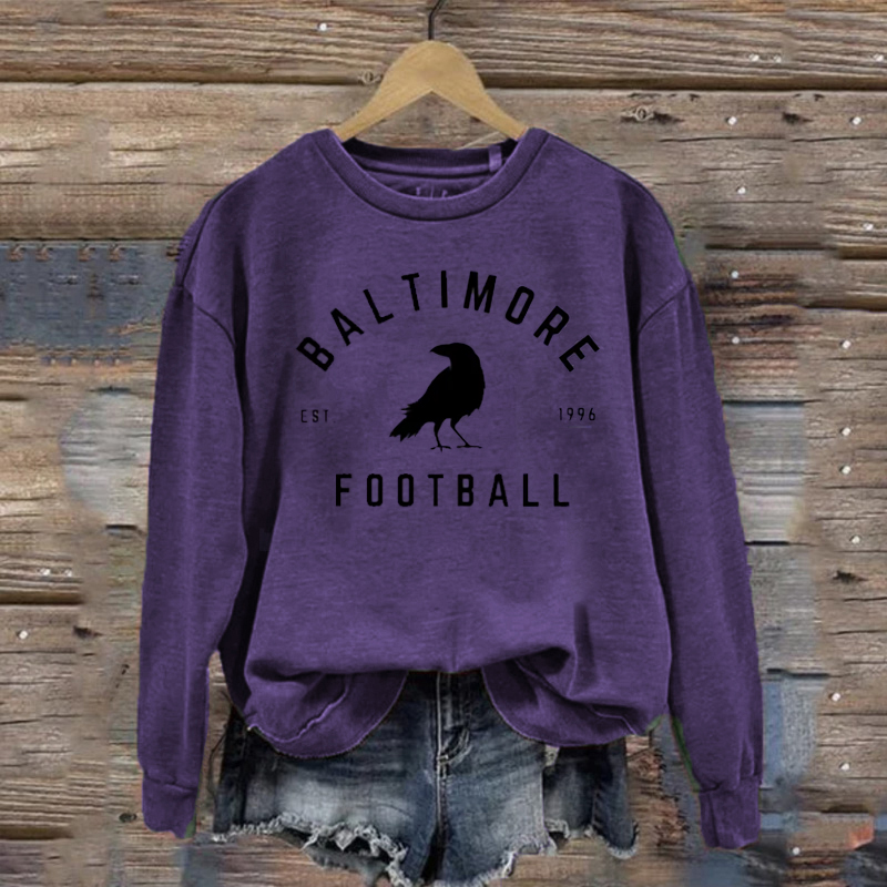 Baltimore Retro Football Sweatshirt
