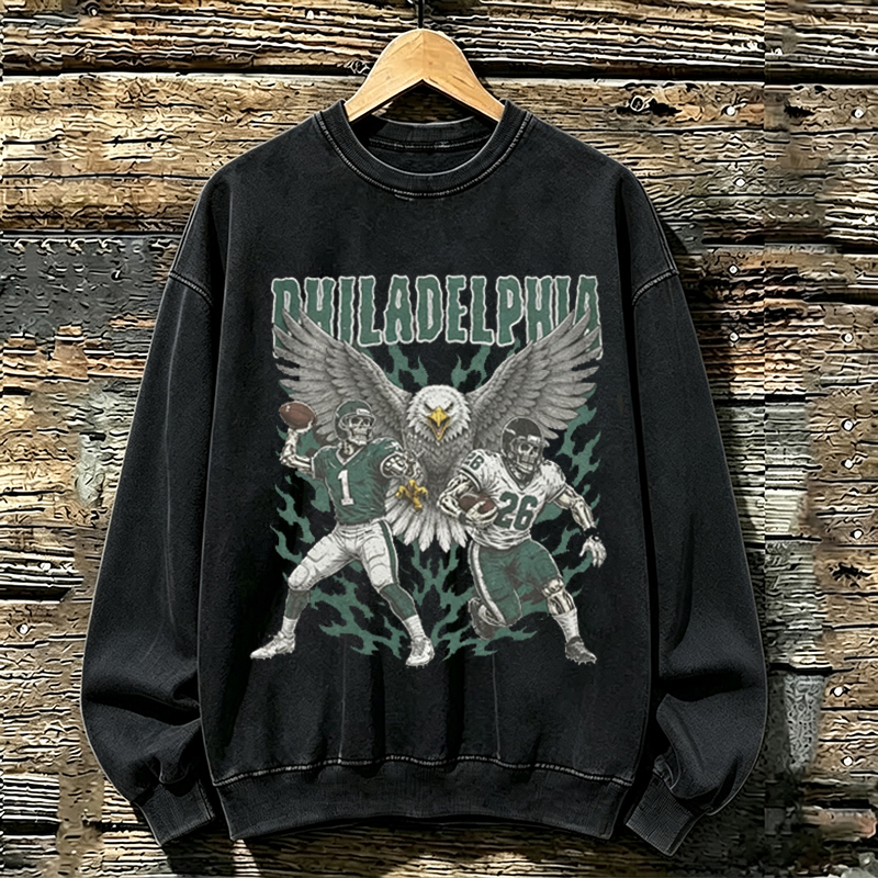 Philadelphia Retro Football Sweatshirt