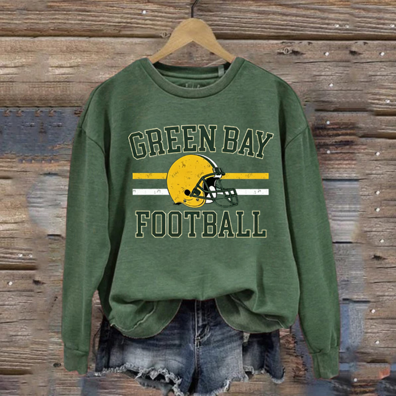 Green Bay Retro Football Sweatshirt