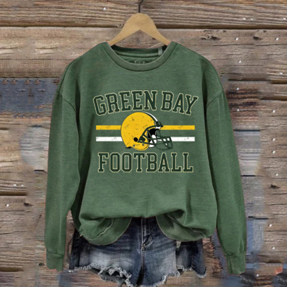 Green Bay Retro Football Sweatshirt