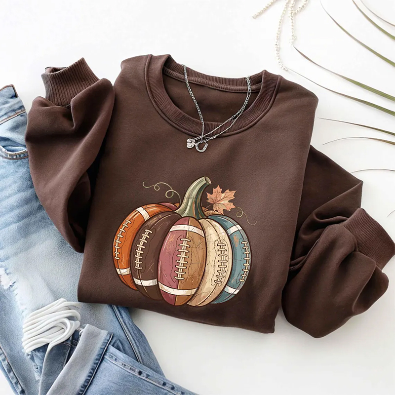 Game Day Football Pumpkin Sweatshirt