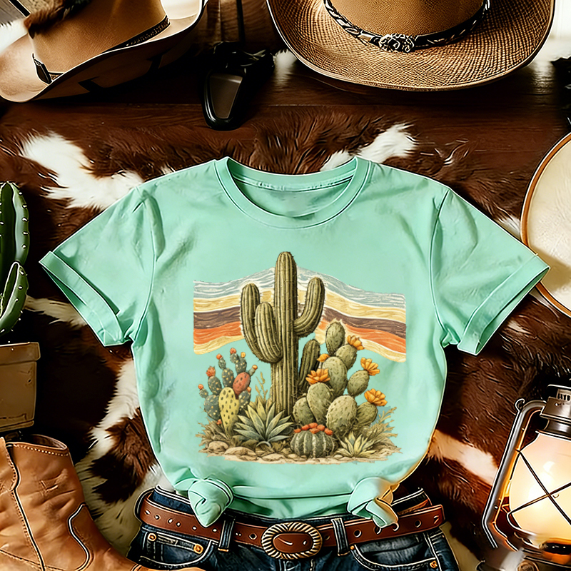 Western Desert Cactus T-shirt