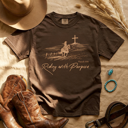 Western Christian Cowgirl T-shirt