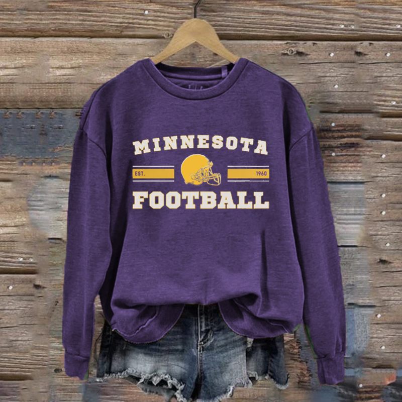 Minnesota Retro Football Sweatshirt