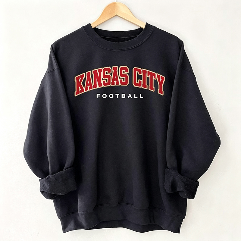 Kansas City Retro Football Sweatshirt
