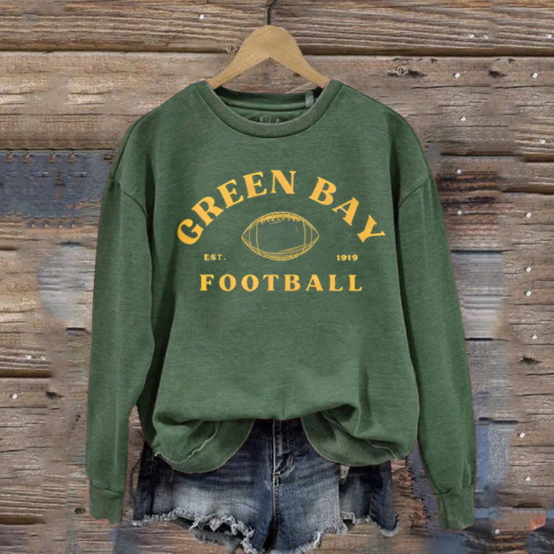 Green Bay Retro Football Sweatshirt