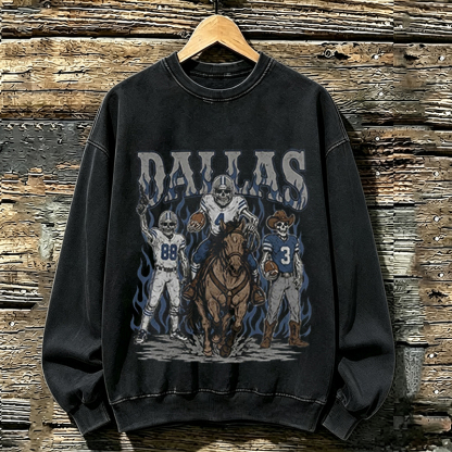 Dallas Retro Football Sweatshirt