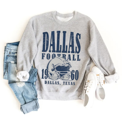 Dallas Retro Football Sweatshirt
