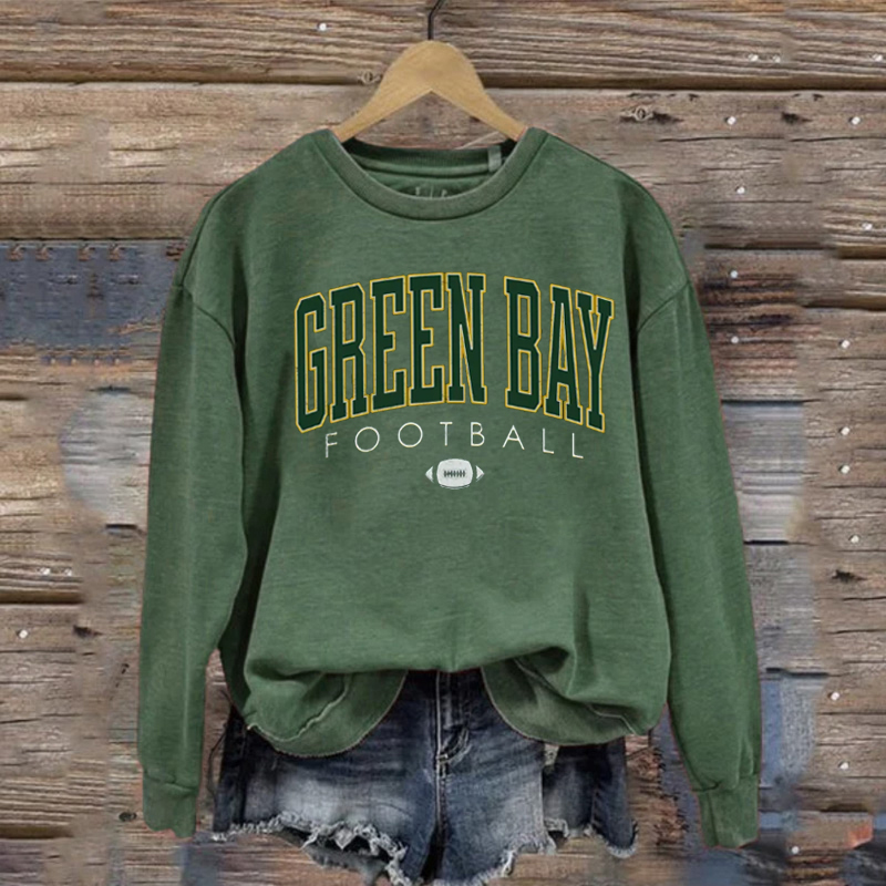 Green Bay Retro Football Sweatshirt