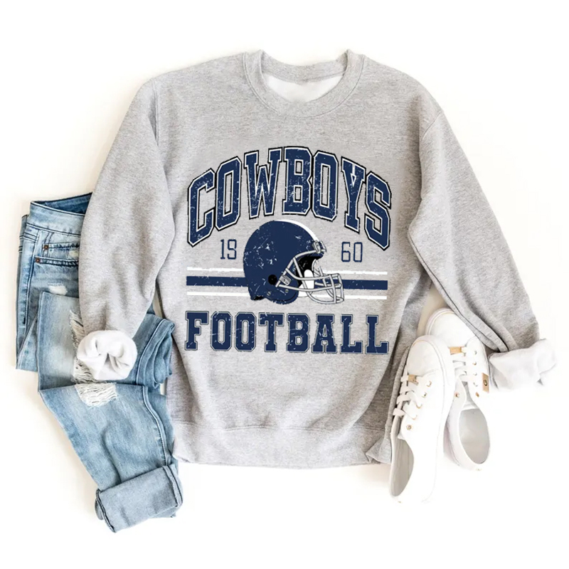 Dallas Retro Football Sweatshirt