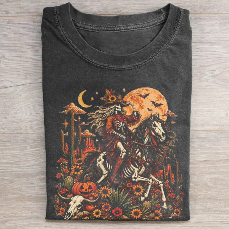 Western Cowgirl Halloween T-shirt