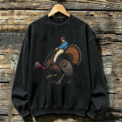 Cowboy Turkey Sweatshirt