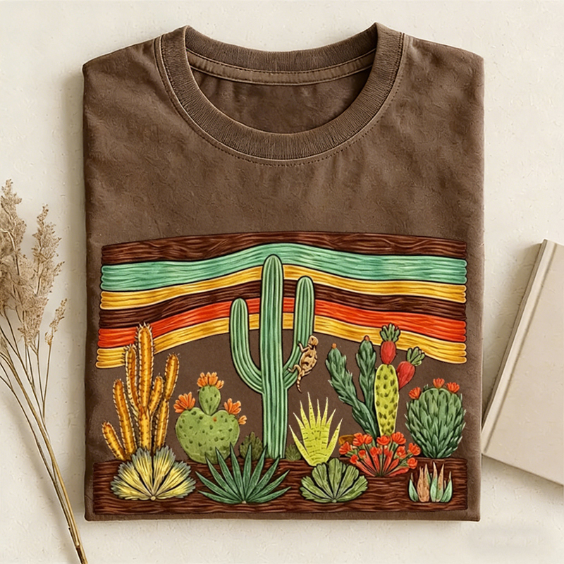 Western Desert Cactus T-shirt
