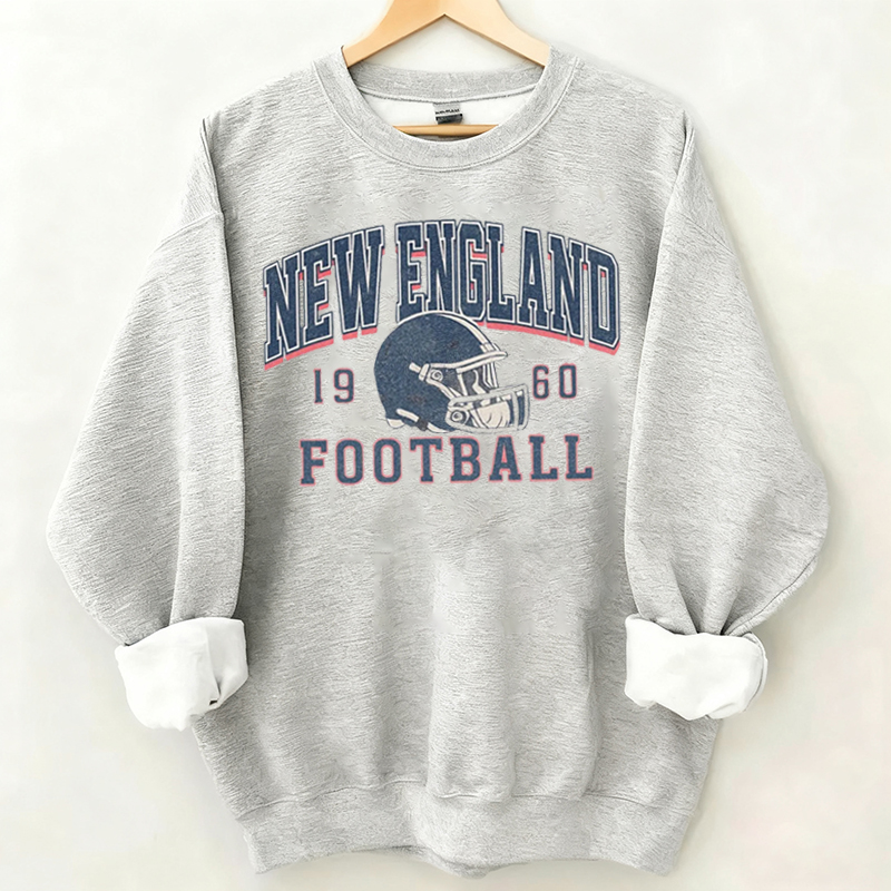 New England Retro Football Sweatshirt