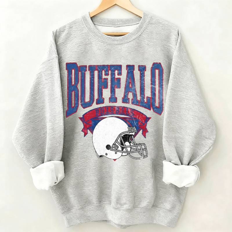Buffalo Retro Football Sweatshirt