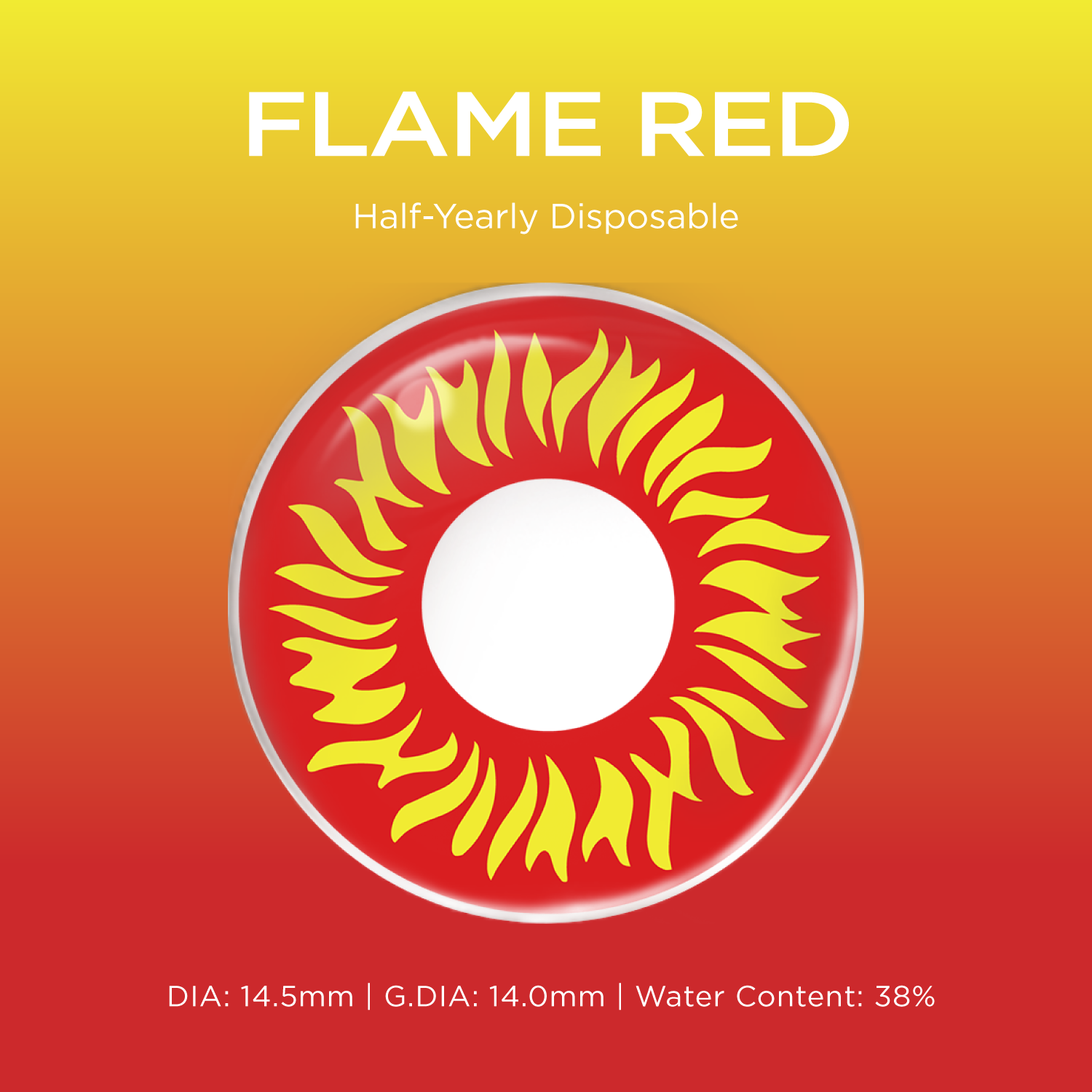 Flame Red(1 pc)