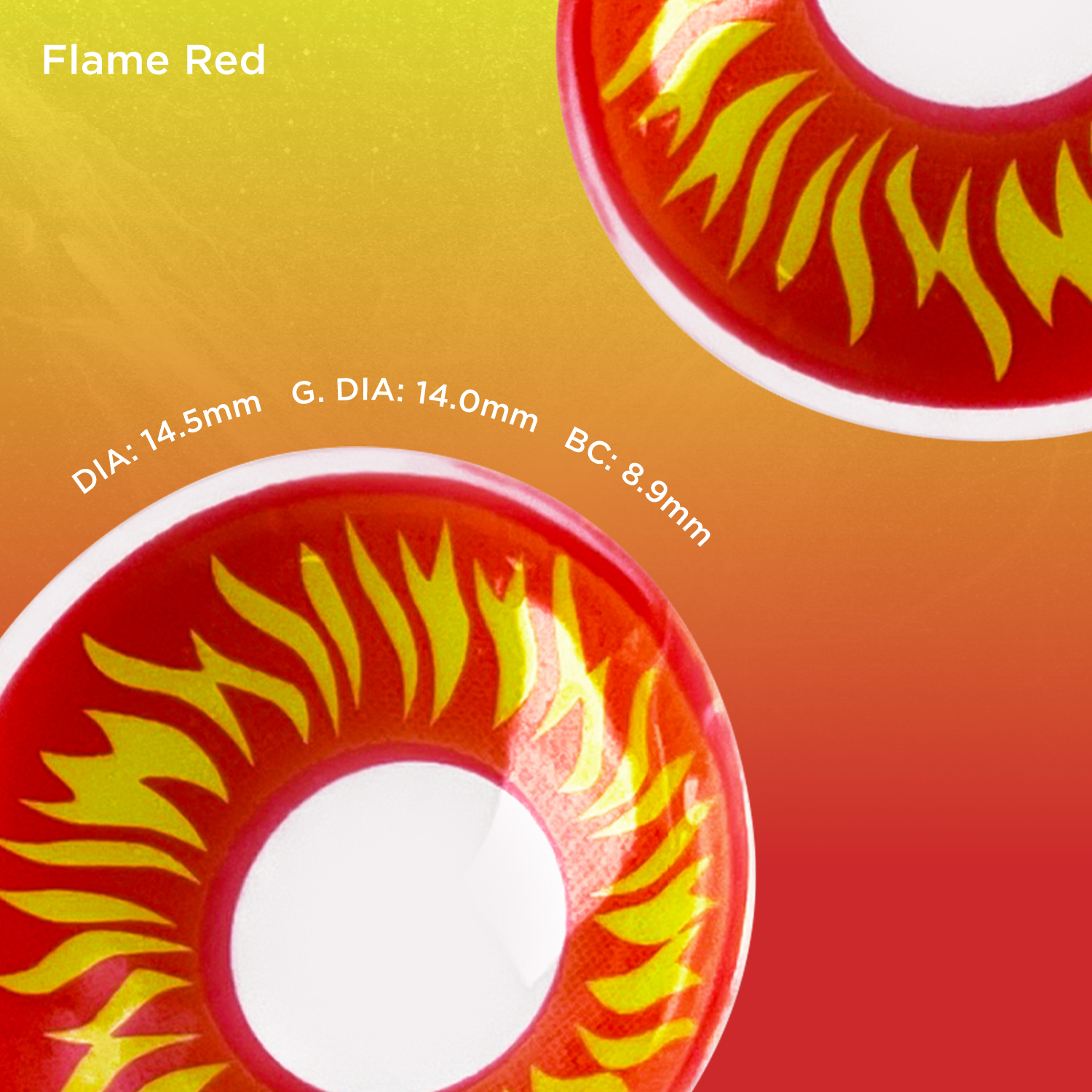 Flame Red(1 pc)
