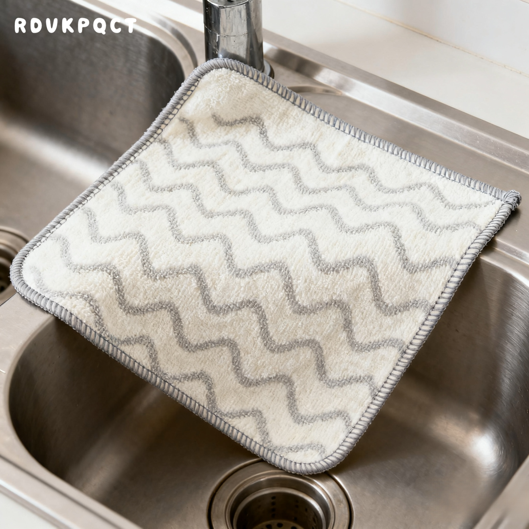 Entfettende Küchenlappen mit doppeltem Verwendungszweck, nass und trocken (10 Packungen)