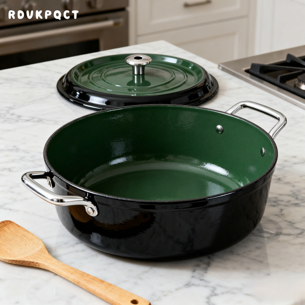 Mikrodruck-Suppentopf, Titan, hitzebeständig, antihaftbeschichtet