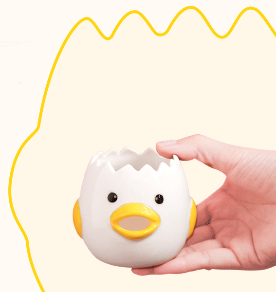 Hochwertiger Eigelbtrenner aus Kunststoff