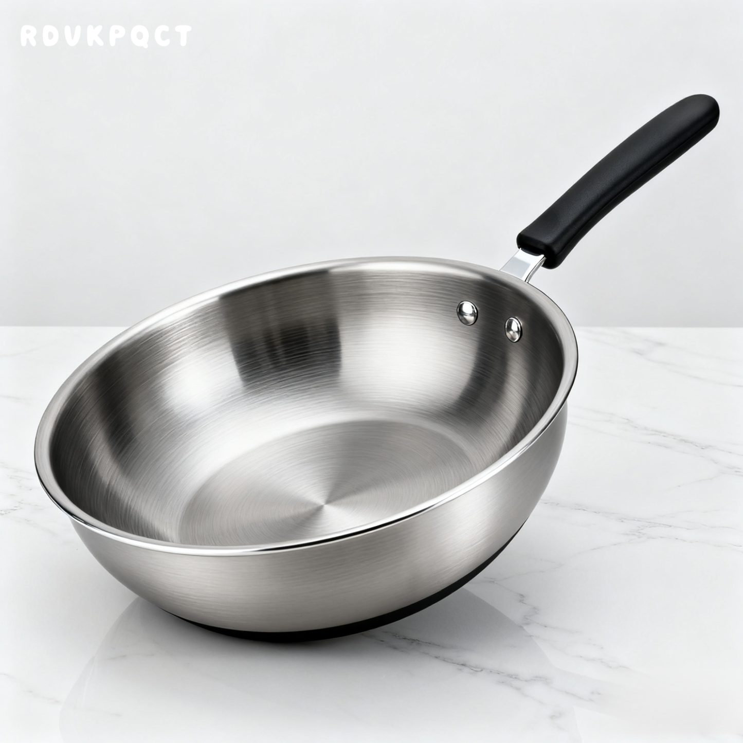 Topf aus Edelstahl 316, unbeschichteter Kochtopf mit rundem Boden